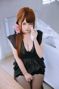 Ri Nai Jiao Widow Theme Cosplay Part 02 - Elegant Gothic Mourning Fashion and Portrait Photography Collection (60 High-Resolution Images)-1