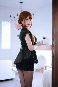 Ri Nai Jiao Widow Theme Cosplay Part 02 - Elegant Gothic Mourning Fashion and Portrait Photography Collection (60 High-Resolution Images)-3