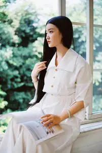 Discover the Serene Elegance of San Yuan in YiTuYu Art Language Vol.8608 Collection-13