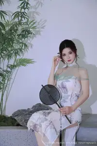 XiuRen No.10694 A Yi Sha: Captivating Oriental Elegance in a Stunning Dress-35