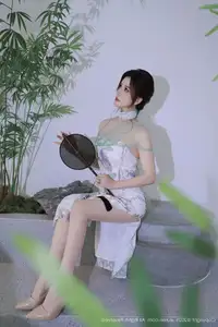 XiuRen No.10694 A Yi Sha: Captivating Oriental Elegance in a Stunning Dress-40