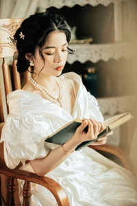 Timeless Grace: Discover Xuan Xuan’s Retro Portraits in a Captivating Oil Painting Aesthetic-6