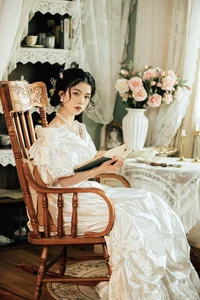 Timeless Grace: Discover Xuan Xuan’s Retro Portraits in a Captivating Oil Painting Aesthetic-22