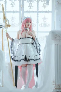 Stunning HMS Perseus Cosplay from Azur Lane - Beautiful Nurse Outfit and Aesthetic Anime Photography by No-Face Angel WY-6