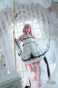 Stunning HMS Perseus Cosplay from Azur Lane - Beautiful Nurse Outfit and Aesthetic Anime Photography by No-Face Angel WY-4