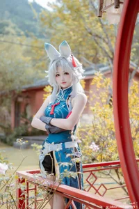 Stunning Feixiao Cosplay by KuukoW from Honkai: Star Rail – Professional 24-Photo Gallery of the Xianzhou General-0