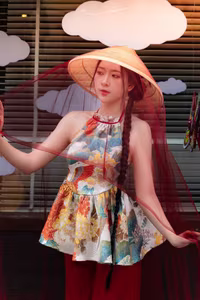 VGU No.104: The Gentle Charm of Áo Yếm Nón Lá – Timeless Vietnamese Beauty-20