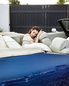 Santorini Dream: Dilraba Dilmurat’s Ethereal Bridal Shoot and the Art of Self-Love-1