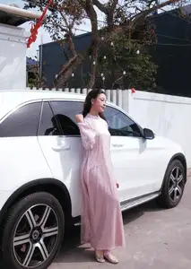Phan Van Duc's Wife Stuns in Elegant Traditional Ao Dai Amidst Ancient Charm-8