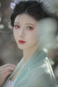 Ethereal Beauty of Wu Sui Sui in Art Language YiTuYu Vol.8876: A Spring Muse in Hanfu-8