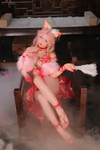 Coser Maeno Taita Transforms into Yulinglong (Naraka Bladepoint): A Captivating Mythical Beauty.-7