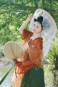 Stunning Spring Portrait Photography: YiTuYu Art Language Vol.9380 featuring Model Zhou Zhou in Ethereal Outdoor Settings-4