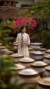 Timeless Grace: Capturing the Beauty of Ao Dai in Duong Lam Ancient Village-3