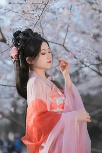 Spring Muse in Hanfu YiTuYu Vol.8891 Gui Yuan Ba Bao Zhou-9
