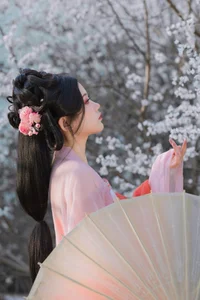 Spring Muse in Hanfu YiTuYu Vol.8891 Gui Yuan Ba Bao Zhou-10