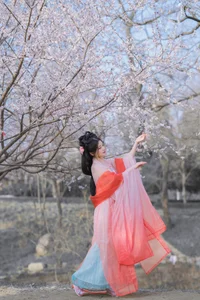 Spring Muse in Hanfu YiTuYu Vol.8891 Gui Yuan Ba Bao Zhou-4