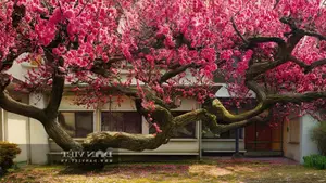 Persimmon Tree: A Symbol of Luck and Prosperity Cherished by Ancestors | 023108-5