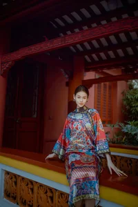 Timeless Elegance of Man Li by the Red Wall - YiTuYu Vol.8871-40