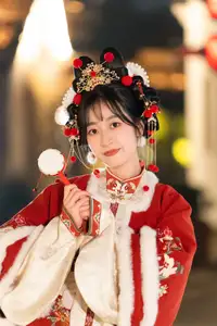 YiTuYu Art Language Vol.8565 Xiao He: Captivating Hanfu Elegance & Traditional Charm for Lunar New Year-7