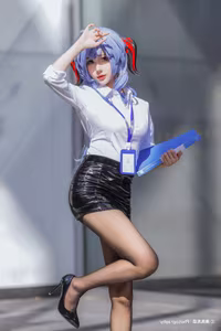 Coser Xian Nu Yue: Ganyu Genshin Impact Cosplay - Alluring Beauty in Unique Attire-1