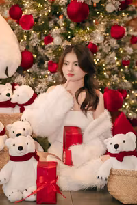 XVG No.39: Cozy Christmas Girl: Discovering Festive Beauty and Sweet Surprises.-6