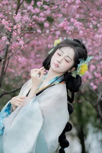 Ethereal Hanfu Beauty in Meiling Plum Forest - YiTuYu Vol.8870 Jiao Yi Zhi Sui Sui-30