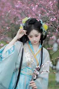 Ethereal Hanfu Beauty in Meiling Plum Forest - YiTuYu Vol.8870 Jiao Yi Zhi Sui Sui-23