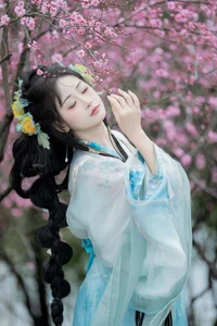 Ethereal Hanfu Beauty in Meiling Plum Forest - YiTuYu Vol.8870 Jiao Yi Zhi Sui Sui-9