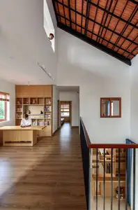 Explore Modern Tiled Roof House: Traditional charm meets green living, ideal architecture for a peaceful retirement.-7