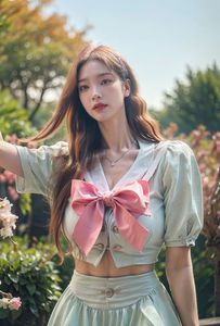 AI Generated Chaebol's Daughter Part03: Realistic Beauty Portrait in Nature-17