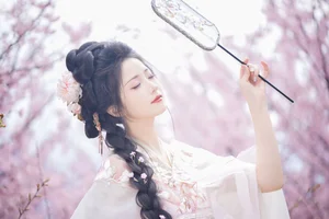 Ethereal Cherry Blossom Muse - YiTuYu Art Language Vol.8949 Tu Ya W-18