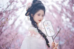 Ethereal Cherry Blossom Muse - YiTuYu Art Language Vol.8949 Tu Ya W-15