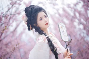 Ethereal Cherry Blossom Muse - YiTuYu Art Language Vol.8949 Tu Ya W-0