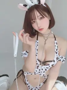 Coser Ken Ken Fantia 2023.10 Part02: Sweet & Alluring Cow Girl Transformation-8