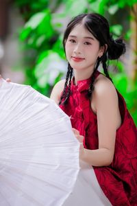 Mother Daughter Ao Dai: Joyful Moments Under Lanterns-3