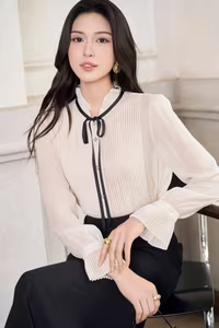 VGU No.7: Elegant Vietnamese Woman Radiates Modern Style and Confidence-5