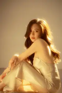 Alluring Beauty Portrait in Golden Sunset Light | Enchanting Elegance-2