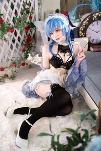 Coser ajiki Transforms into Ganyu Genshin Impact: Exquisite Beauty & Allure-24