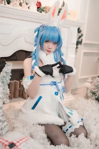 Enchanting Winter Magic with PoppaChan as Usada Pekora-11