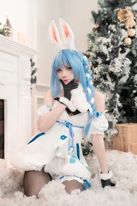 Enchanting Winter Magic with PoppaChan as Usada Pekora-13
