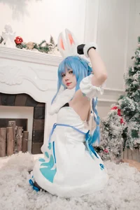 Enchanting Winter Magic with PoppaChan as Usada Pekora-17