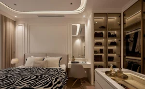 Neoclassical Elegance in a 3m Alley: A Masterpiece of Small-Space Luxury Architecture-42