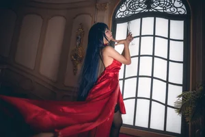 Stunning Taihou Cosplay by Yi Miao Jun: Exclusive Azur Lane Racing Queen Collection (56P) - High-Quality Anime Photography-5