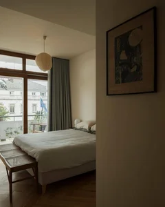 Warm 160m2 apartment for a young family transformed from a rigid office-16