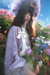 Elegant Portrait Photography: Art Language Vol.9111 Featuring Ba Gu Ya Rou in Minimalist Aesthetic Style-0