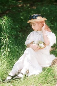 YiTuYu Art Language Vol.8293 Fei Fei: Captivating Vintage Charm in Nature's Embrace-15