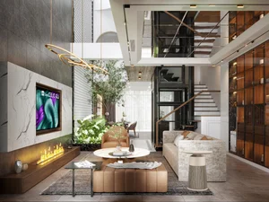 Breathtaking 5-Story Modern Townhouse: A Resort-Style Urban Sanctuary with Lush Greenery and High-End Luxury Interiors-6