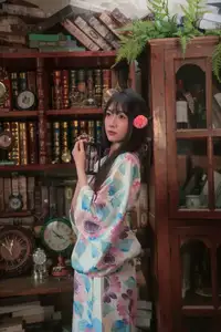 East Asian Charm: Graceful Beauty in Kimono - YiTuYu Art Language Vol.8631 KK Photo Series-14