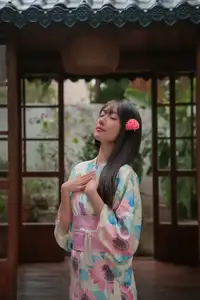 East Asian Charm: Graceful Beauty in Kimono - YiTuYu Art Language Vol.8631 KK Photo Series-19