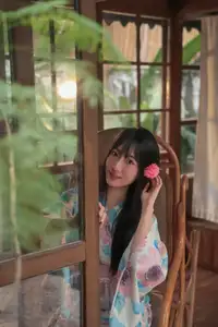 East Asian Charm: Graceful Beauty in Kimono - YiTuYu Art Language Vol.8631 KK Photo Series-8